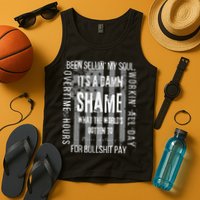 Working Overtime Hours For Bullshit Pay I Wanna Go Home Oliver Anthony Tank Top