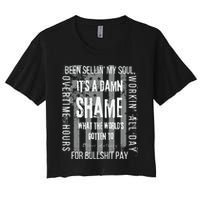 Working Overtime Hours For Bullshit Pay I Wanna Go Home Oliver Anthony Crop Top
