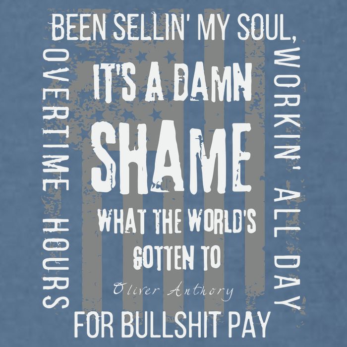 Working Overtime Hours For Bullshit Pay I Wanna Go Home Oliver Anthony Garment-Dyed Sweatshirt