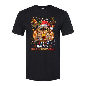 Whimsical Owl Holiday Celebration Softstyle CVC T-Shirt