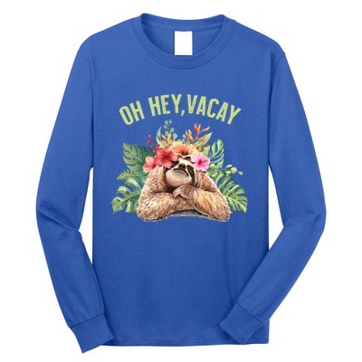 Wo Oh Hey Vacay Souvenir Gift Long Sleeve Shirt