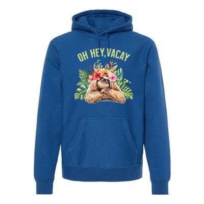 Wo Oh Hey Vacay Souvenir Gift Premium Hoodie