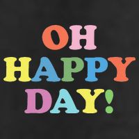 Womens Oh Happy Day, Cute Casual Women's Summer Fashion Beanie
