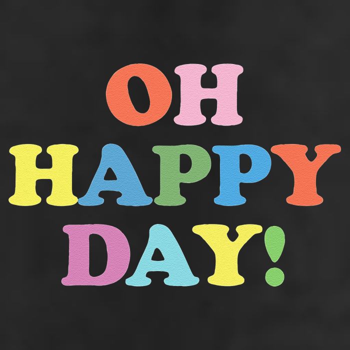Womens Oh Happy Day, Cute Casual Women's Summer Fashion Beanie