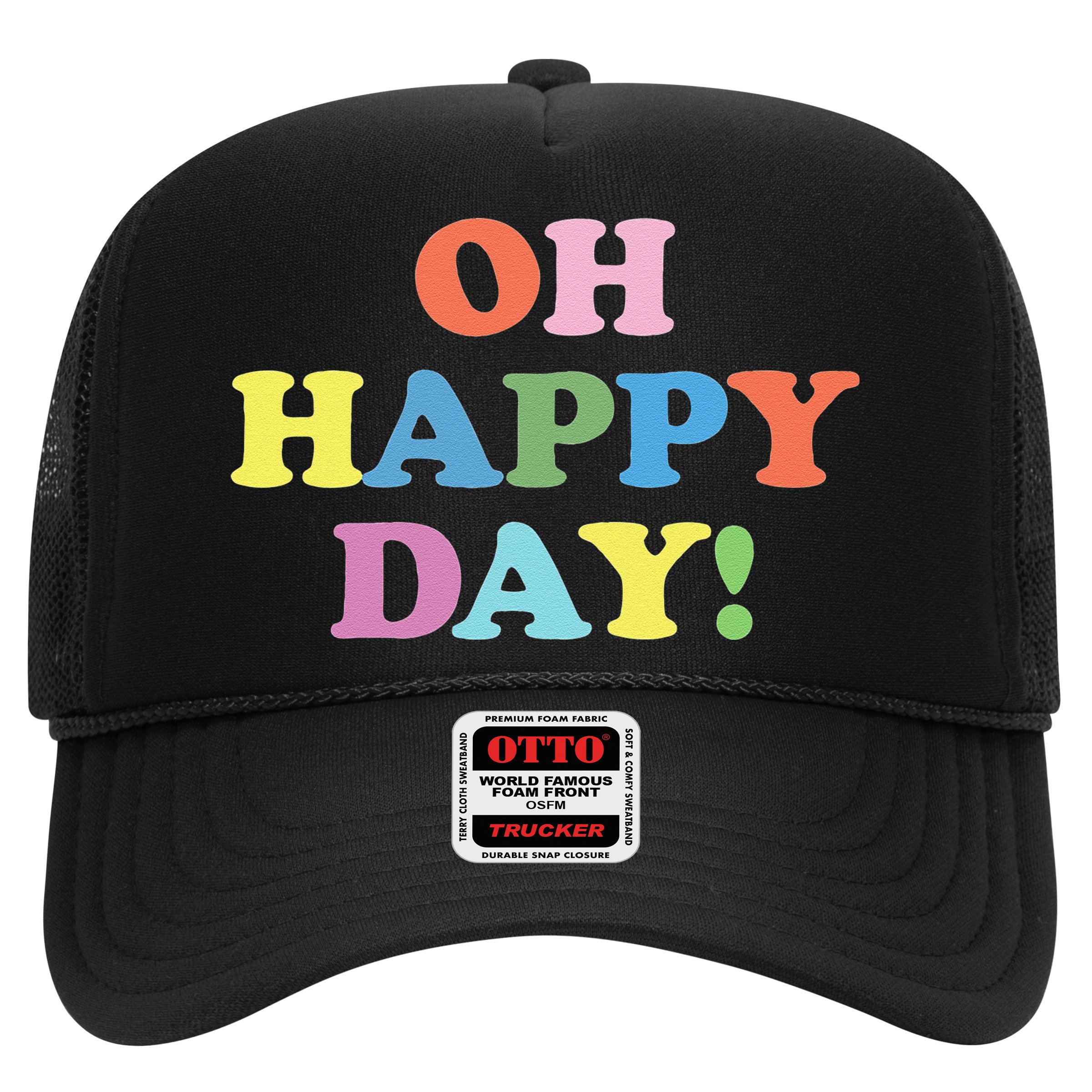 Womens Oh Happy Day, Cute Casual Women's Summer Fashion Hat