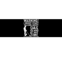 Warning Oak Island Metal Detecting Detector Funny Bumper Sticker