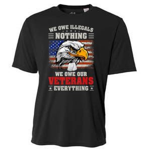 We Owe Illegals Nothing We Owe Our Veterans Everything Cooling Performance Crew T-Shirt