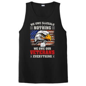 We Owe Illegals Nothing We Owe Our Veterans Everything PosiCharge Competitor Tank