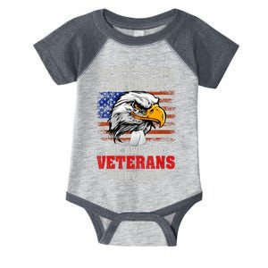 We Owe Illegals Nothing We Owe Our Veterans Everything Infant Baby Jersey Bodysuit