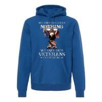 We Owe Illegals Nothing We Owe Our Veterans Everything Premium Hoodie