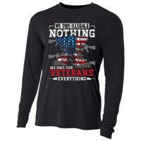 We Owe Illegals Nothing Veterans Everything Political Cooling Performance Long Sleeve Crew