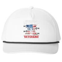 We Owe Illegals Nothing We Owe Our Veterans Everything Snapback Five-Panel Rope Hat