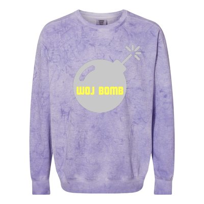 Woj Bomb Colorblast Crewneck Sweatshirt