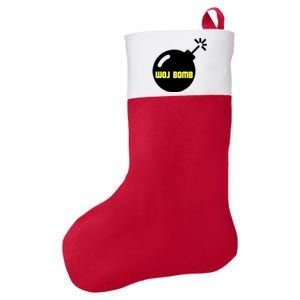 Woj Bomb Felt Holiday Christmas Stocking