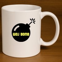 Woj Bomb 11oz C Handle Ceramic Mug