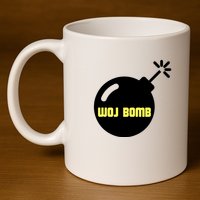 Woj Bomb 11oz C Handle Ceramic Mug