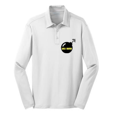 Woj Bomb Silk Touch Performance Long Sleeve Polo