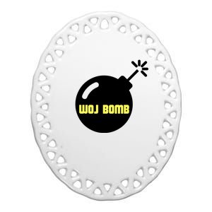 Woj Bomb Ceramic Oval Ornament