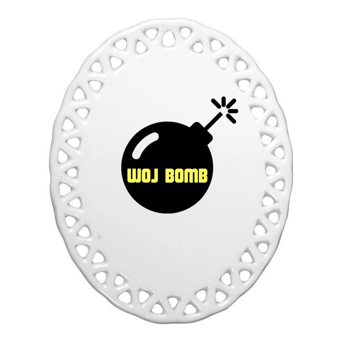 Woj Bomb Ceramic Oval Ornament