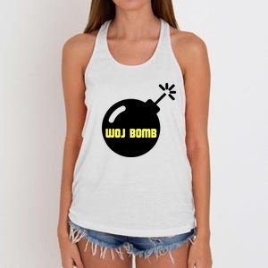 Woj Bomb Women's Knotted Racerback Tank