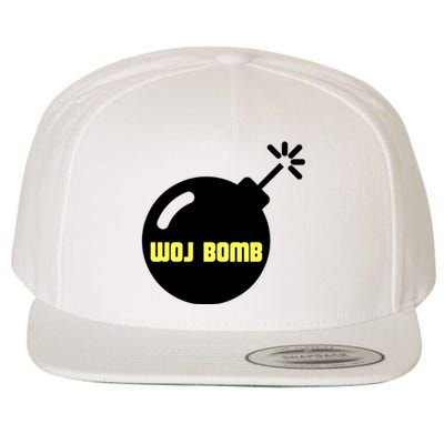 Woj Bomb Wool Snapback Cap