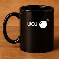 Woj Bomb Incoming 11oz C Handle Ceramic Mug