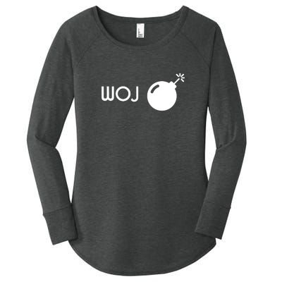 Woj Bomb Incoming Women's Perfect Tri Tunic Long Sleeve Shirt