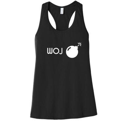 Woj Bomb Incoming Women's Racerback Tank