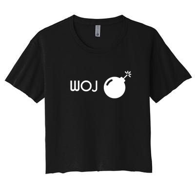 Woj Bomb Incoming Women's Crop Top Tee