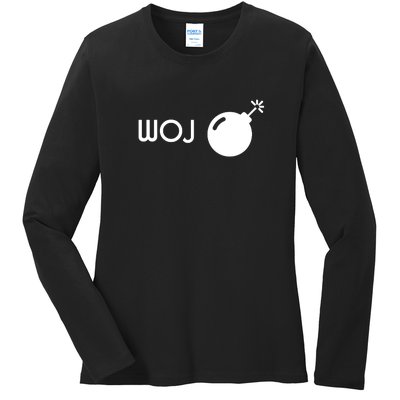 Woj Bomb Incoming Ladies Long Sleeve Shirt