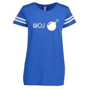 Woj Bomb Incoming Enza Ladies Jersey Football T-Shirt