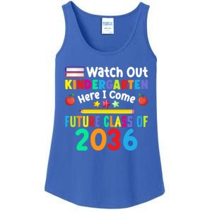 Watch Out Kindergarten Here I Come Future Class Of 2036 Gift Ladies Essential Tank