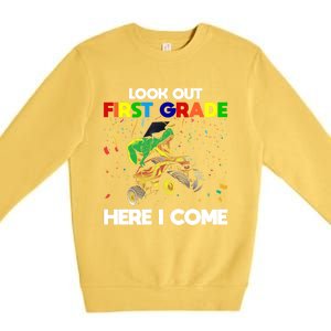 Watch Out Kindergarten Here I Come Graduate Cool Gift Premium Crewneck Sweatshirt