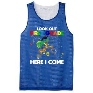 Watch Out Kindergarten Here I Come Graduate Cool Gift Mesh Reversible Basketball Jersey Tank