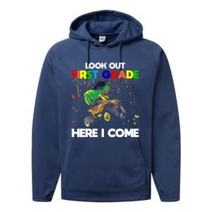 Watch Out Kindergarten Here I Come Graduate Cool Gift Performance Fleece Hoodie