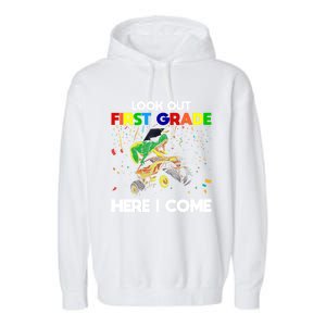 Watch Out Kindergarten Here I Come Graduate Cool Gift Garment-Dyed Fleece Hoodie