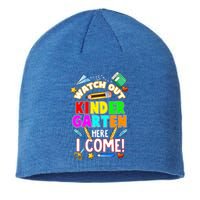 Watch Out Kindergarten Here I Come Kinder K School Cool Gift Sustainable Beanie