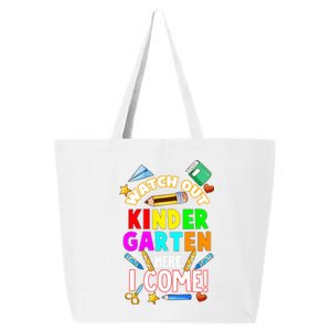 Watch Out Kindergarten Here I Come Kinder K School Cool Gift 25L Jumbo Tote