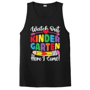 Watch Out Kindergarten Here I Come School Teacher Student Gift PosiCharge Competitor Tank