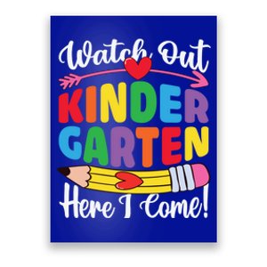 Watch Out Kindergarten Here I Come School Teacher Student Gift Poster