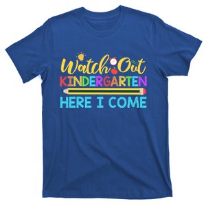 Watch Out Kindergarten Here I Come Gift Back To School Gift T-Shirt