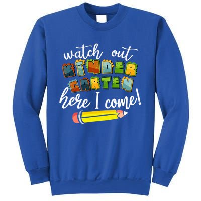 Watch Out Kindergarten Here I Come T Rex Back To School Gift Sweatshirt