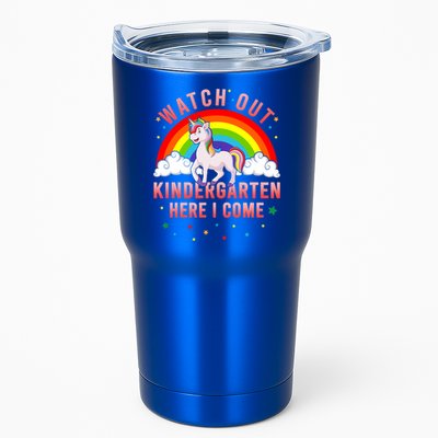 Watch Out Kindergarten Here I Come Unicorn Back To School Cute Gift Tumbler