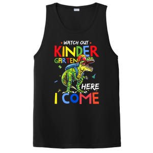 Watch Out Kindergarten Here I Come Dinosaurs Back To School PosiCharge Competitor Tank