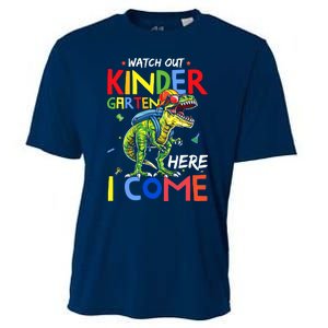 Watch Out Kindergarten Here I Come Dinosaurs Back To School Cooling Performance Crew T-Shirt