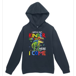 Watch Out Kindergarten Here I Come Dinosaurs Back To School Urban Pullover Hoodie