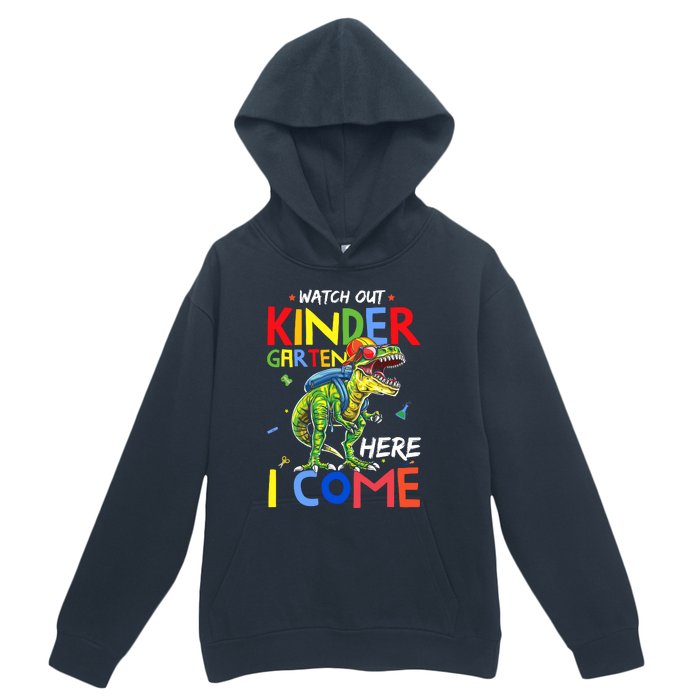 Watch Out Kindergarten Here I Come Dinosaurs Back To School Urban Pullover Hoodie