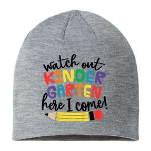 Watch Out Kindergarten Here I Come Kinder Back To School Sustainable Beanie