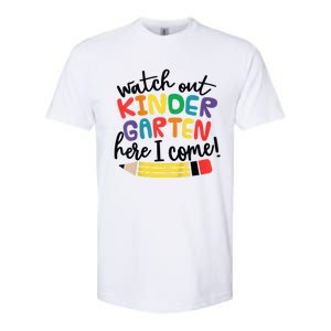 Watch Out Kindergarten Here I Come Kinder Back To School Softstyle CVC T-Shirt