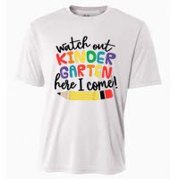 Watch Out Kindergarten Here I Come Kinder Back To School Cooling Performance Crew T-Shirt